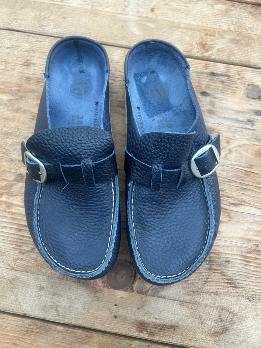 BIRKENSTOCK BUCKLEY SUEDE LEATHER NAVY - Picture 2 of 5